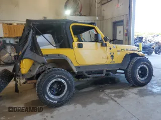 2003 Jeep Wrangler X with VIN 1J4FA39S73P377296, listed as a Copart auction lot 79120614 with 0 mi miles and Non Repairable. Bid and sale history available at carsss.com. Image 3.