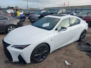 2023 Lexus IS with VIN JTHGZ1B27P5063200, listed as a IAAI auction lot 41227508 with 10,931 mi miles. Bid and sale history available at carsss.com. Image 2.