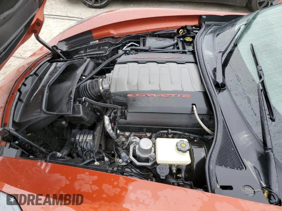 2015 Chevrolet Corvette Z51 2LT with VIN 1G1YK3D71F5111912, listed as a Copart auction lot 75064514 with 0 mi miles and Non Repairable. Bid and sale history available at carsss.com. Image 11.