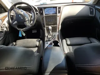 2015 Infiniti Q50 Premium with VIN JN1BV7AR8FM401557, listed as a Copart auction lot 54860485 with 71,214 mi miles and Salvage title. Bid and sale history available at DreamBid. Image 8.