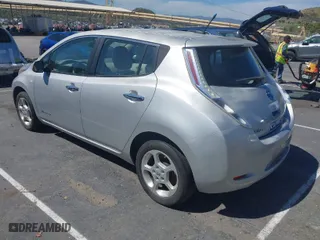 2012 Nissan LEAF SL with VIN JN1AZ0CP9CT021731, listed as a IAAI auction lot 41978898 with 33,198 mi miles. Bid and sale history available at carsss.com. Image 3.