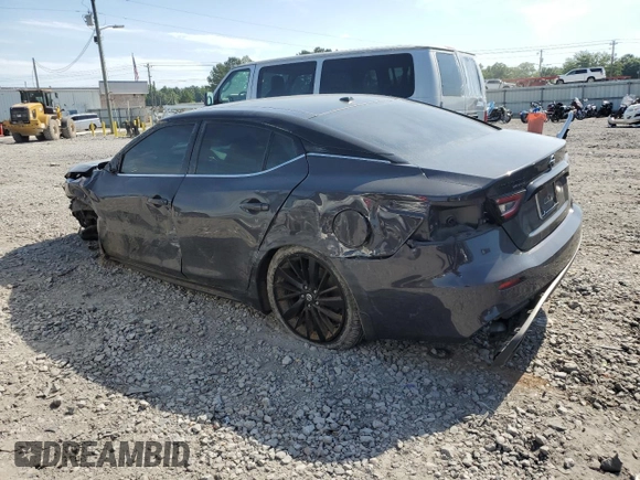 2021 Nissan Maxima Platinum with VIN 1N4AA6FV2MC506186, listed as a Copart auction lot 57723165 with 74,222 mi miles and Salvage title. Bid and sale history available at DreamBid. Image 2.