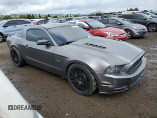 2013 Ford Mustang GT with VIN 1ZVBP8CF2D5284482, listed as a Copart auction lot 50600795 with 97,731 mi miles and Salvage Title. Bid and sale history available at carsss.com. Image 4.