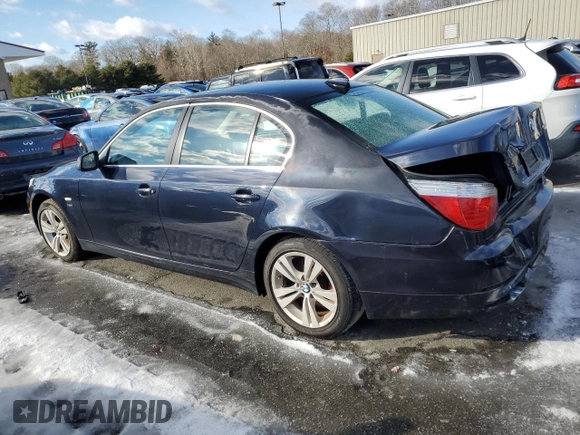 2010 BMW 5 Series 528i xDrive with VIN WBANV1C53AC445141, listed as a Copart auction lot 45191155 with 132,443 mi miles and Salvage Title. Bid and sale history available at carsss.com. Image 2.