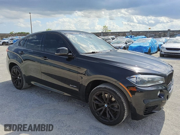 2016 BMW X6 xDrive50i z VIN 5UXKU6C57G0R34222, wystawiony jako Copart lot #57618755 z przebiegiem 133 501 mil mil oraz Czysty tytuł • Clean title. Historia ofert i sprzedaży dostępna na DreamBid. Obrazek 4.