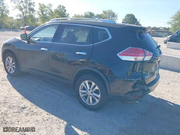 2015 Nissan Rogue S with VIN KNMAT2MT1FP586459, listed as a IAAI auction lot 40251580 with 109,513 mi miles. Bid and sale history available at carsss.com. Image 3.