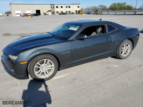 2014 Chevrolet Camaro LS with VIN 2G1FA1E37E9248994, listed as a Copart auction lot 50419635 with 99,011 mi miles and Salvage Title. Bid and sale history available at carsss.com. Image 1.