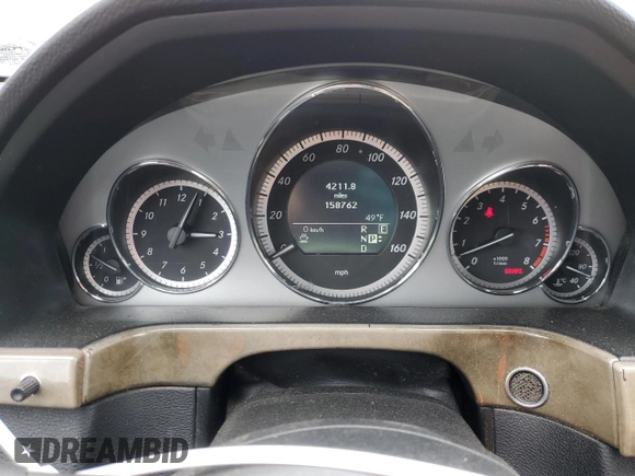 2011 Mercedes-Benz E 350 Luxury with VIN WDDHH8HB9BA312966, listed as a Copart auction lot 46141405 with 158,762 mi miles and Salvage Title. Bid and sale history available at DreamBid. Image 9.