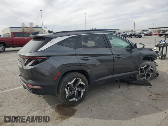 2024 Hyundai Tucson Limited z VIN 5NMJE3DE6RH298029, wystawiony jako Copart lot #88280705 z przebiegiem 12 069 mil mil oraz Szkoda całkowita • Salvage title. Historia ofert i sprzedaży dostępna na DreamBid. Obrazek 3.