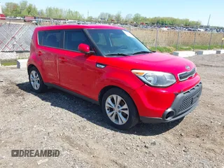 2015 Kia Soul + with VIN KNDJP3A5XF7806665, listed as a IAAI auction lot 42231397 with 134,933 mi miles and . Bid and sale history available at DreamBid. Image 1.