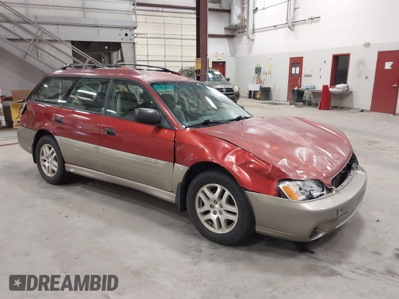 2003 Subaru Legacy Outback with VIN 4S3BH665137641063, listed as a IAAI auction lot 42343615 with 90,602 mi miles and . Bid and sale history available at DreamBid. Image 1.
