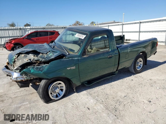 1999 Ford Ranger XL with VIN 1FTYR10VXXUA28191, listed as a Copart auction lot 75659254 with 72,719 mi miles and Salvage Title. Bid and sale history available at carsss.com. Image 1.