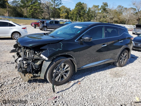 2018 Nissan Murano SV with VIN 5N1AZ2MG6JN130183, listed as a Copart auction lot 86727674 with 141,966 mi miles and Salvage Title. Bid and sale history available at carsss.com. Image 1.
