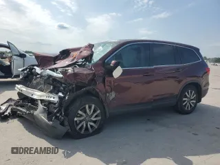 2021 Honda Pilot EX-L with VIN 5FNYF5H56MB043330, listed as a Copart auction lot 56877465 with Not provided miles and Salvage title. Bid and sale history available at DreamBid. Image 1.