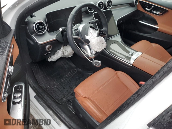 2022 Mercedes-Benz C 300 with VIN W1KAF4HB0NR044069, listed as a Copart auction lot 49874475 with Not Provided miles and Salvage Title. Bid and sale history available at DreamBid. Image 8.
