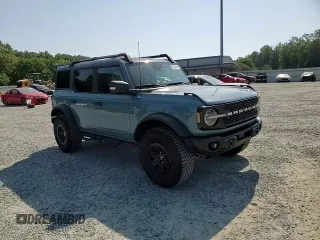 2023 Ford Bronco with VIN 1FMEE5DP7PLB67908, listed as a Copart auction lot 61641545 with 10,256 mi miles and Salvage title. Bid and sale history available at DreamBid. Image 13.