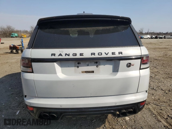 2016 Land Rover Range Rover Sport SVR z VIN SALWZ2EF9GA586204, wystawiony jako Copart lot #49633635 z przebiegiem 86 019 mil mil oraz Szkoda całkowita • Salvage title. Historia ofert i sprzedaży dostępna na DreamBid. Obrazek 6.