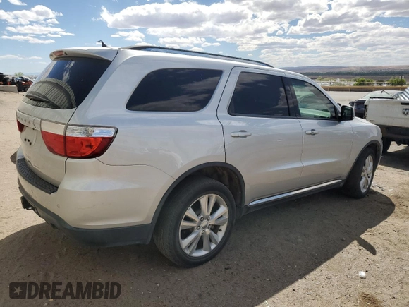 2012 Dodge Durango Crew with VIN 1C4SDJDTXCC253062, listed as a Copart auction lot 53529435 with 120,260 mi miles and Clean Title. Bid and sale history available at carsss.com. Image 3.