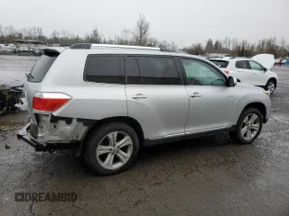 2012 Toyota Highlander Limited with VIN 5TDDK3EH1CS162748, listed as a Copart auction lot 86255354 with 158,088 mi miles and Salvage Title. Bid and sale history available at carsss.com. Image 3.