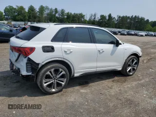 2022 Audi Q3 S line Premium Plus with VIN WA1EECF34N1058134, listed as a Copart auction lot 58793655 with 49,220 mi miles and Salvage title. Bid and sale history available at DreamBid. Image 3.