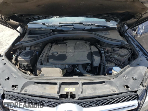 2016 Mercedes-Benz GLE 350 with VIN 4JGDA5HB8GA776300, listed as a Copart auction lot 56410305 with Not provided miles and Salvage title. Bid and sale history available at DreamBid. Image 12.