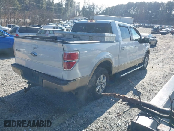 2012 Ford F-150 XL with VIN 1FTFW1CT0CFC69413, listed as a IAAI auction lot 41286897 with 164,438 mi miles. Bid and sale history available at carsss.com. Image 4.