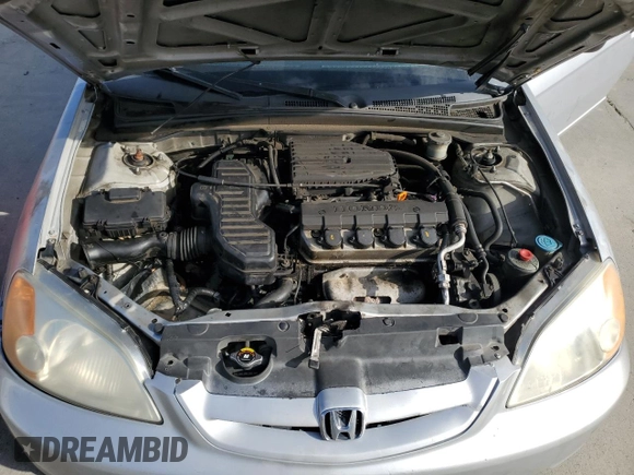 2002 Honda Civic DX with VIN 1HGEM22212L020068, listed as a Copart auction lot 50657135 with Not Provided miles and Salvage Title. Bid and sale history available at DreamBid. Image 13.