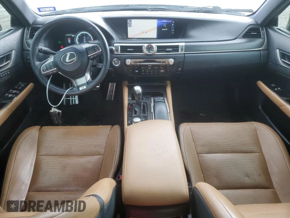 2016 Lexus GS 350 with VIN JTHCZ1BL2GA003016, listed as a Copart auction lot 53404845 with 120,203 mi miles and Salvage title. Bid and sale history available at DreamBid. Image 8.