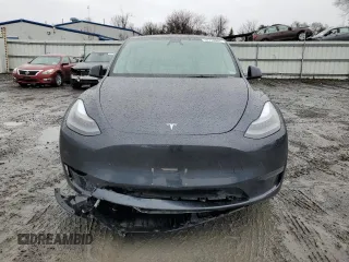 2024 Tesla Model Y Long Range with VIN 7SAYGDEE6RA278636, listed as a Copart auction lot 48718085 with 21,349 mi miles and Salvage Title. Bid and sale history available at DreamBid. Image 5.