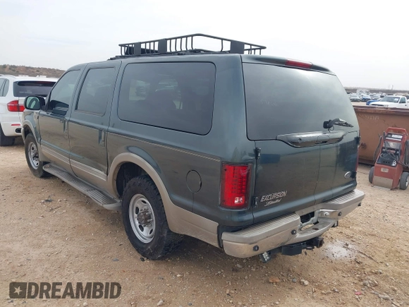 2000 Ford Excursion Limited с VIN 1FMNU42S4YED24286, выставлен на аукционе IAAI как лот 41457136 с пробегом 361 296 миль миль и . История ставок и продаж доступна на DreamBid. Изображение 3.