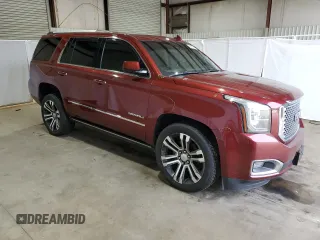 2017 GMC Yukon Denali with VIN 1GKS1CKJ8HR218700, listed as a Copart auction lot 88451155 with 112,348 mi miles and Salvage Title. Bid and sale history available at carsss.com. Image 4.