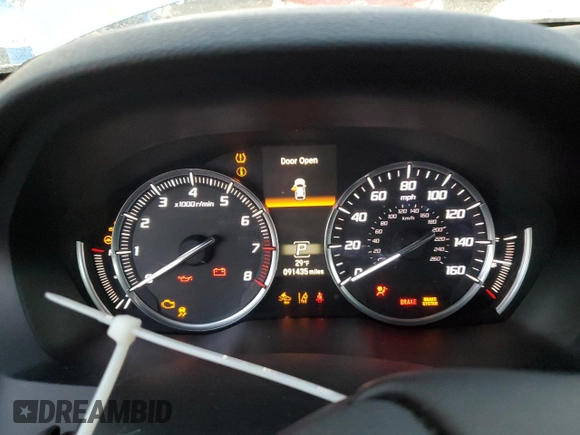 2016 Acura MDX w/Tech with VIN 5FRYD4H47GB060373, listed as a Copart auction lot 88132165 with 91,435 mi miles and Non Repairable. Bid and sale history available at carsss.com. Image 9.