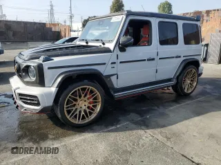 2020 Mercedes-Benz G AMG G 63 with VIN WDCYC7HJ0LX335684, listed as a Copart auction lot 82375444 with 8,781 mi miles and Salvage Title. Bid and sale history available at carsss.com. Image 1.