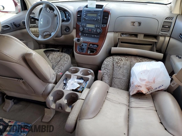 2006 Kia Sedona LX with VIN KNDMB233366016910, listed as a Copart auction lot 73878624 with 0 mi miles and Salvage Title. Bid and sale history available at carsss.com. Image 8.