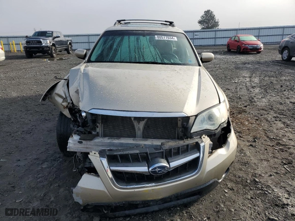 2008 Subaru Outback (Natl) Ltd with VIN 4S4BP62C387357153, listed as a Copart auction lot 80577034 with 131,890 mi miles and Salvage Title. Bid and sale history available at carsss.com. Image 5.