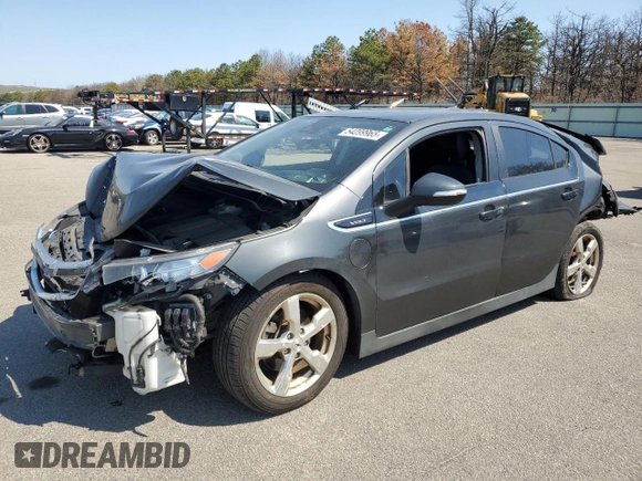 2014 Chevrolet Volt with VIN 1G1RH6E40EU164209, listed as a Copart auction lot 54099965 with Not Provided miles and Salvage Title. Bid and sale history available at carsss.com. Image 1.
