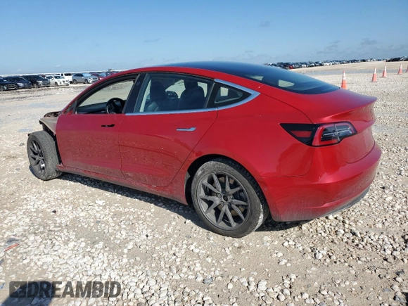 2018 Tesla Model 3 Long Range Battery with VIN 5YJ3E1EA0JF058425, listed as a Copart auction lot 52443635 with 80,722 mi miles and Salvage Title. Bid and sale history available at DreamBid. Image 2.