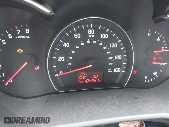 2014 Kia Sorento LX with VIN 5XYKT4A62EG490307, listed as a IAAI auction lot 41957200 with 104,331 mi miles. Bid and sale history available at carsss.com. Image 7.
