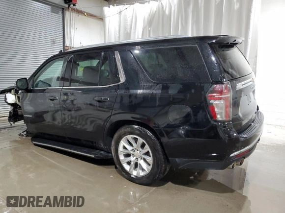 2023 Chevrolet Tahoe Premier с VIN 1GNSCSKD7PR293758, выставлен на аукционе Copart как лот 43129045 с пробегом 59 698 миль миль и Чистый • Clean title. История ставок и продаж доступна на DreamBid. Изображение 2.