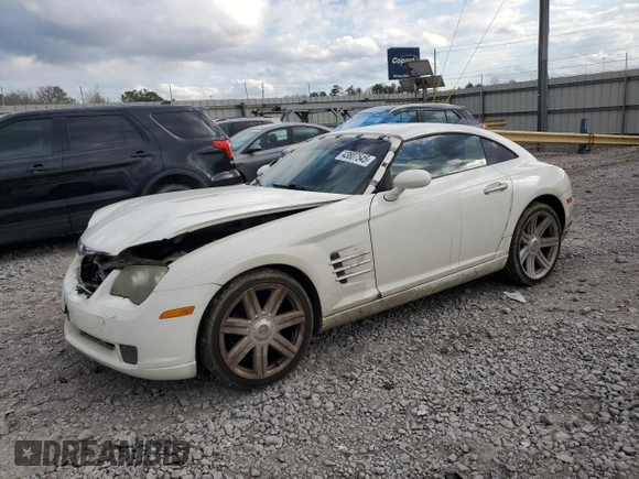 2005 Chrysler Crossfire Limited z VIN 1C3AN69L95X025813, wystawiony jako Copart lot #43807545 z przebiegiem 213 727 mil mil oraz Szkody całkowita. Historia ofert i sprzedaży dostępna na DreamBid. Obrazek 1.