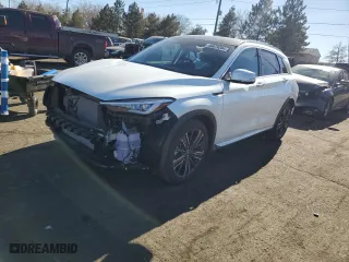 2023 Infiniti QX50 SENSORY with VIN 3PCAJ5EBXPF111868, listed as a Copart auction lot 40679204 with 1,723 mi miles. Bid and sale history available at carsss.com. Image 1.