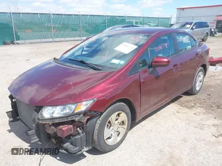 2015 Honda Civic Sedan LX with VIN 19XFB2F56FE274984, listed as a IAAI auction lot 42081778 with 73,882 mi miles. Bid and sale history available at carsss.com. Image 2.