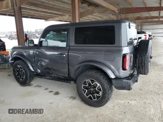 2023 Ford Bronco with VIN 1FMDE5CH0PLB19978, listed as a Copart auction lot 88304225 with 4,303 mi miles and Salvage Title. Bid and sale history available at carsss.com. Image 2.