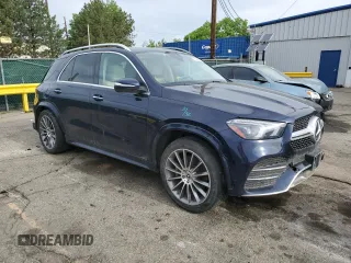 2021 Mercedes-Benz GLE 450 with VIN 4JGFB5KBXMA323998, listed as a Copart auction lot 54944405 with 62,836 mi miles and Salvage title. Bid and sale history available at DreamBid. Image 4.