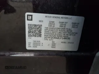 2020 Cadillac XT4 FWD Premium Luxury with VIN 1GYFZCR42LF149030, listed as a Copart auction lot 82671894 with 88,570 mi miles and Salvage Title. Bid and sale history available at carsss.com. Image 14.