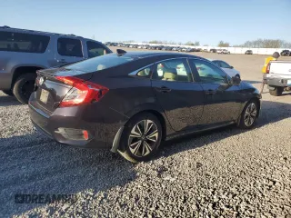 2016 Honda Civic Sedan EX-L with VIN 19XFC1F75GE027868, listed as a Copart auction lot 51684595 with 54,784 mi miles and Salvage Title. Bid and sale history available at carsss.com. Image 3.