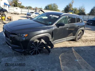 2023 Mazda CX-50 2.5 S Premium Plus Package with VIN 7MMVABEM9PN128857, listed as a Copart auction lot 85693844 with 21,636 mi miles and Salvage Title. Bid and sale history available at carsss.com. Image 1.