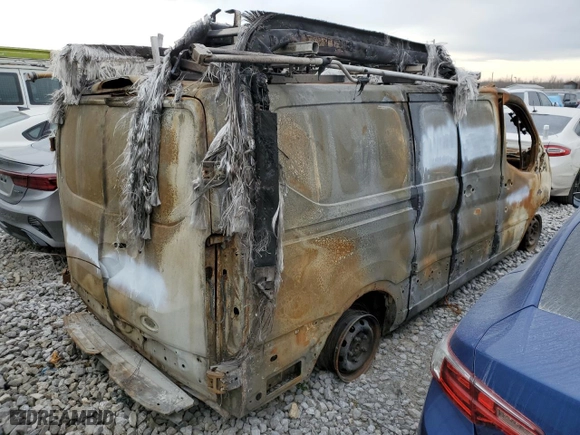 2017 Ford Transit Van with VIN 1FTYE1ZM1HKB41093, listed as a Copart auction lot 44654915 with 0 mi miles and Non Repairable. Bid and sale history available at carsss.com. Image 3.