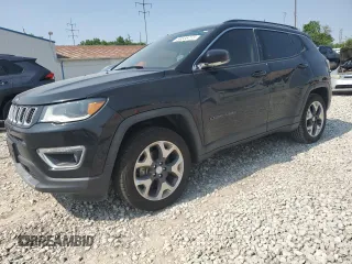 2018 Jeep Compass Limited z VIN 3C4NJDCB5JT341499, wystawiony jako Copart lot #59338715 z przebiegiem 131 149 mil mil oraz Szkoda całkowita • Salvage title. Historia ofert i sprzedaży dostępna na DreamBid. Obrazek 1.
