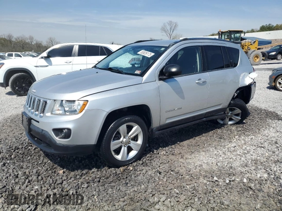 2013 Jeep Compass Sport with VIN 1C4NJDBB9DD225511, listed as a Copart auction lot 50926175 with 89,499 mi miles and Salvage Title. Bid and sale history available at carsss.com. Image 1.